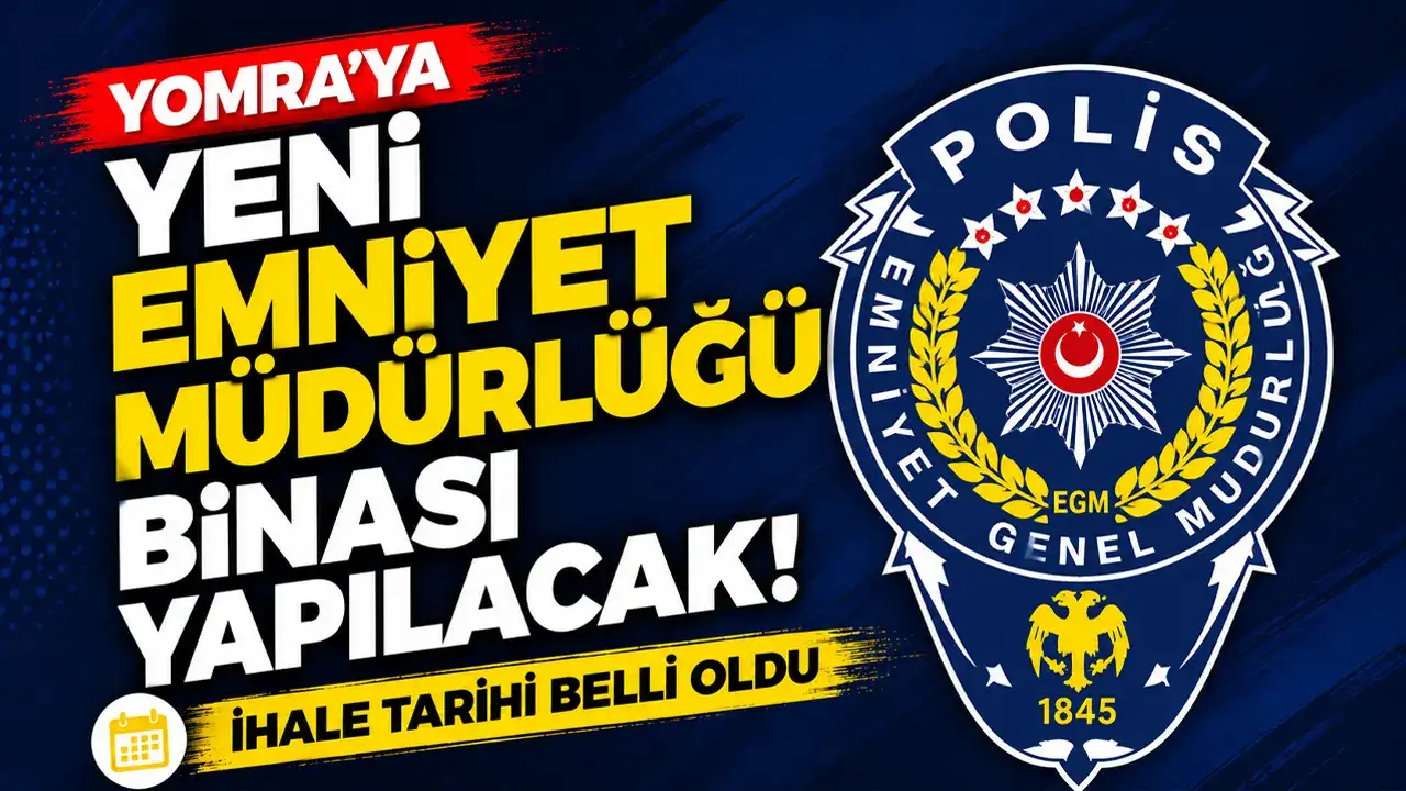 Yomra’ya yeni emniyet müdürlüğü binası yapılacak! İhale tari