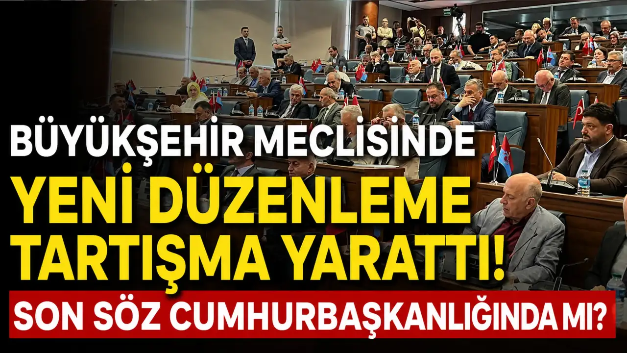 Büyükşehir meclisinde yeni düzenleme tartışma yarattı! Son s