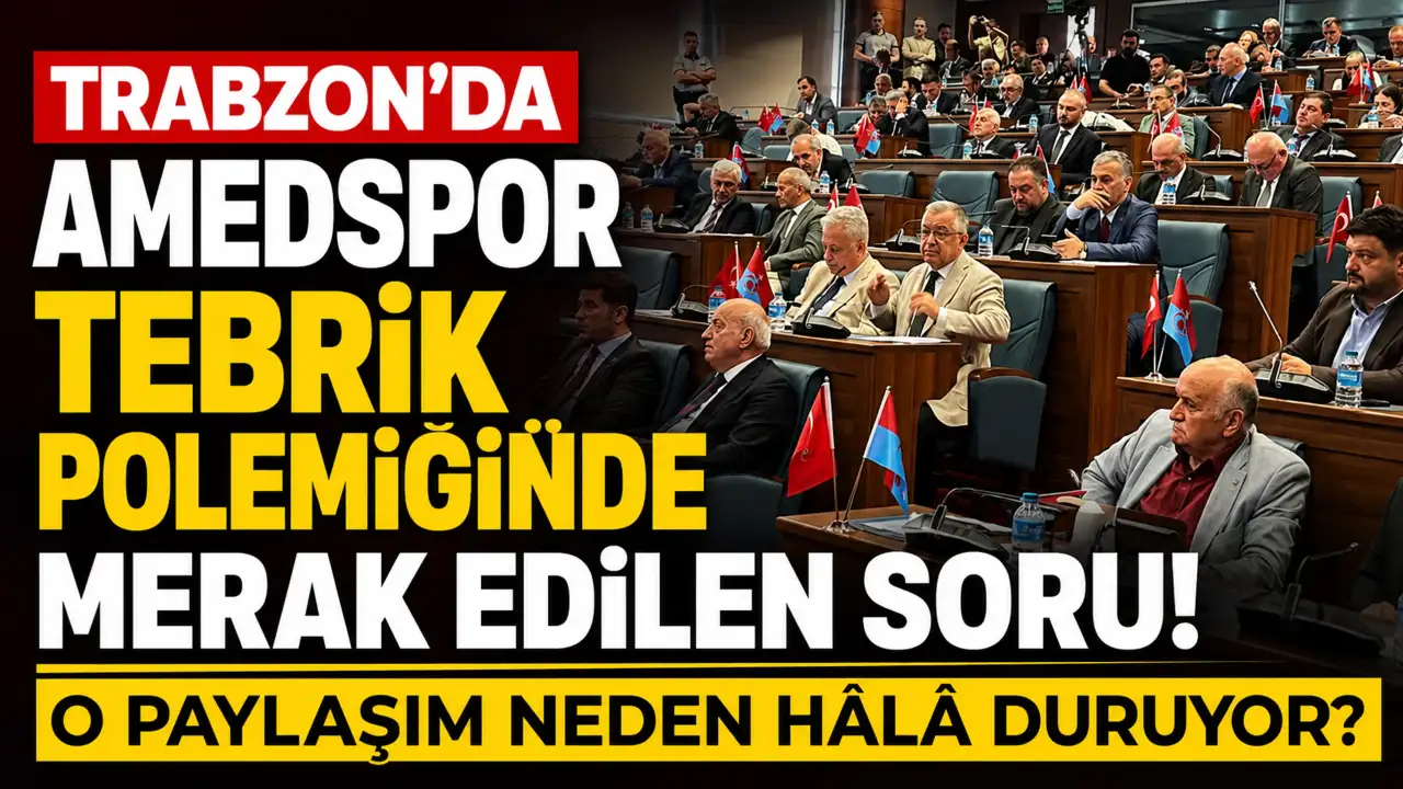 Trabzon’da Amedspor tebrik polemiğinde merak edilen soru: O 