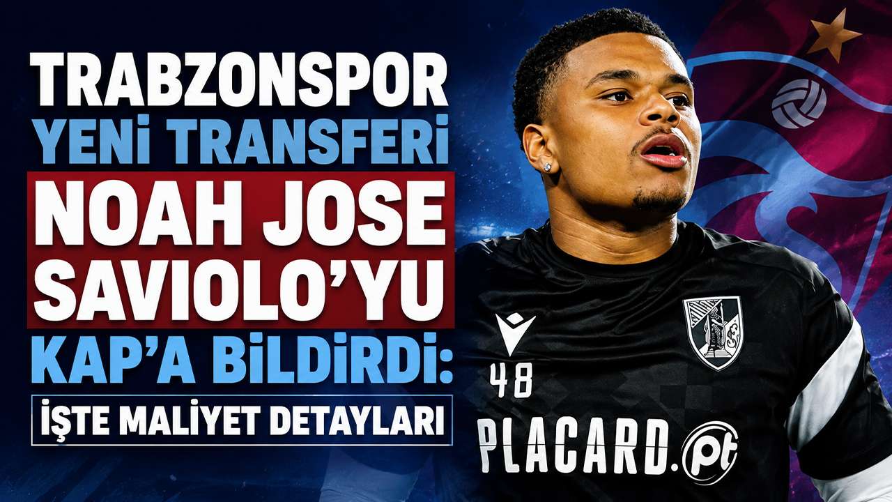 Trabzonspor yeni transferi Noah Jose Saviolo'yu KAP'a bildirdi: İşte maliyet detayları