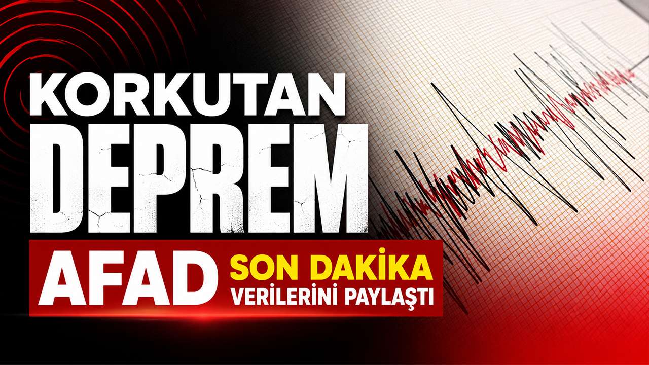 Korkutan deprem: AFAD son dakika verilerini paylaş