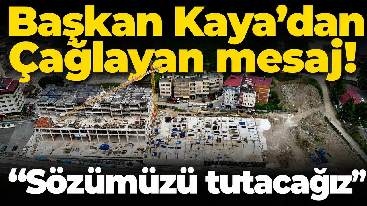 Başkan Kaya’dan Çağlayan mesajı: “Sözümüzü tutacağız”