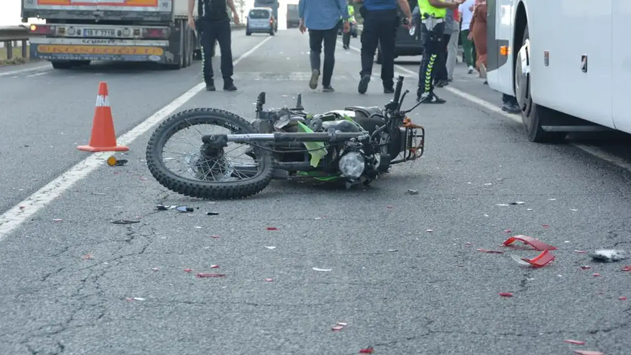 Ordu’da feci kaza! Motosiklet sürücüsü yaşam savaşını kaybetti