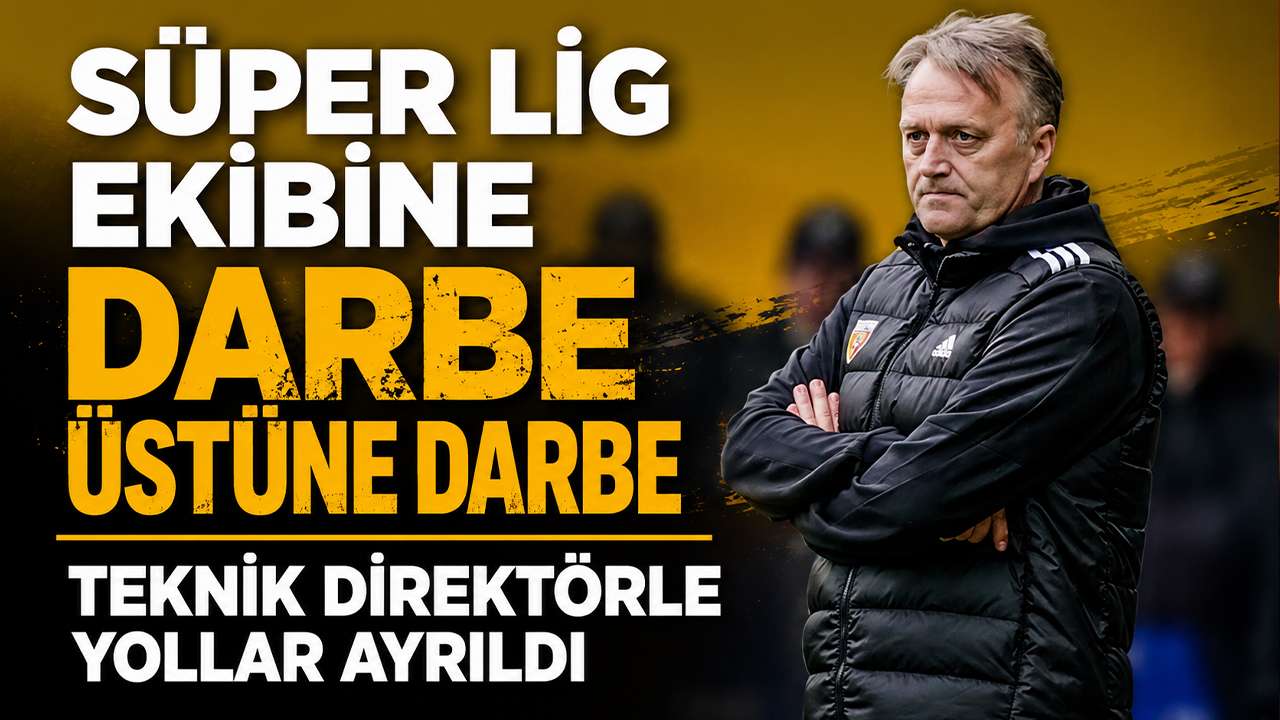 Süper Lig ekibine darbe üstüne darbe: Teknik Direk