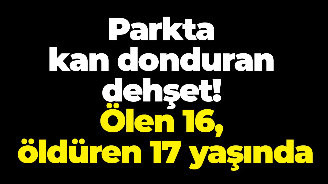 Eski kız arkadaş tartışması kanlı bitti: 17 yaşındaki çocuk 