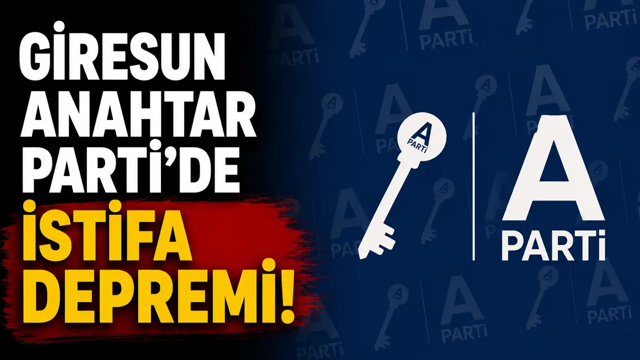 Giresun Anahtar Parti’de istifa depremi! İlçe Başkanı görevini bıraktı