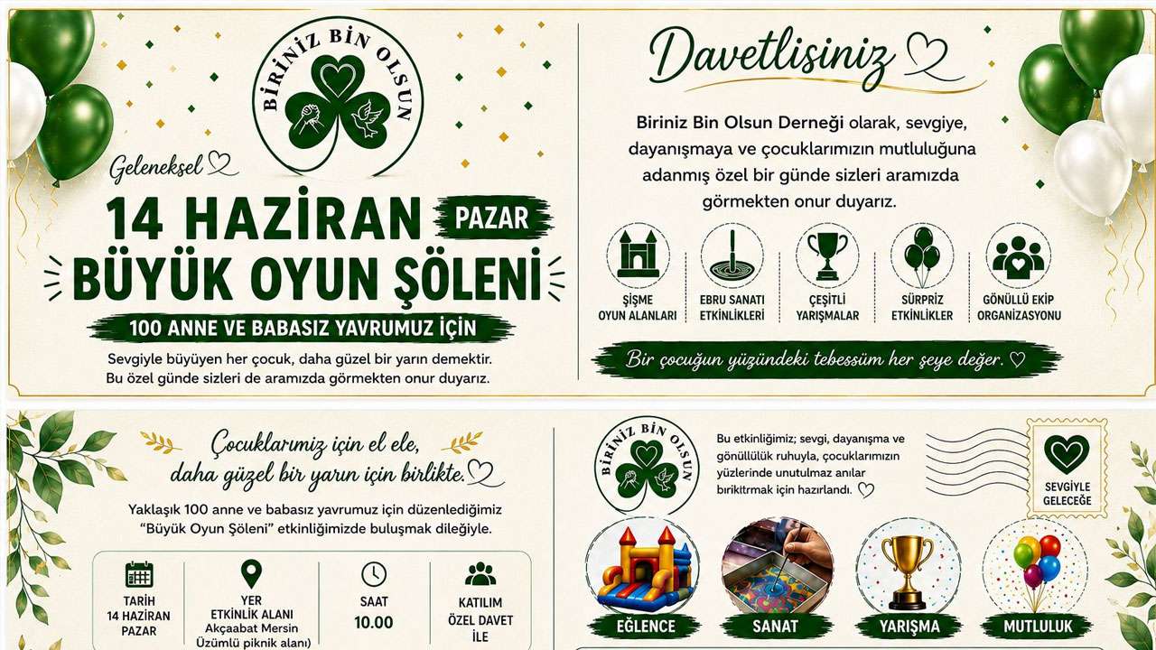 Akçaabat’ta anlamlı buluşma! 100 çocuk için büyük oyun şöleni düzenlenecek