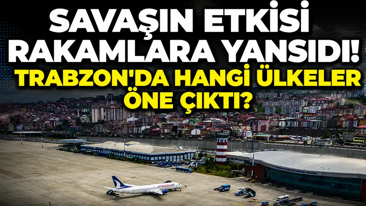 Savaşın etkisi rakamlara yansıdı! Trabzon'da hangi ülkeler öne çıktı?