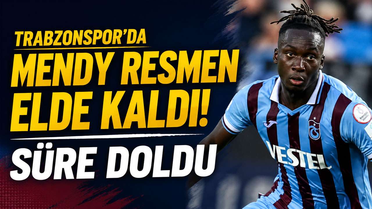 Trabzonspor’da Mendy resmen elde kaldı! Süre doldu