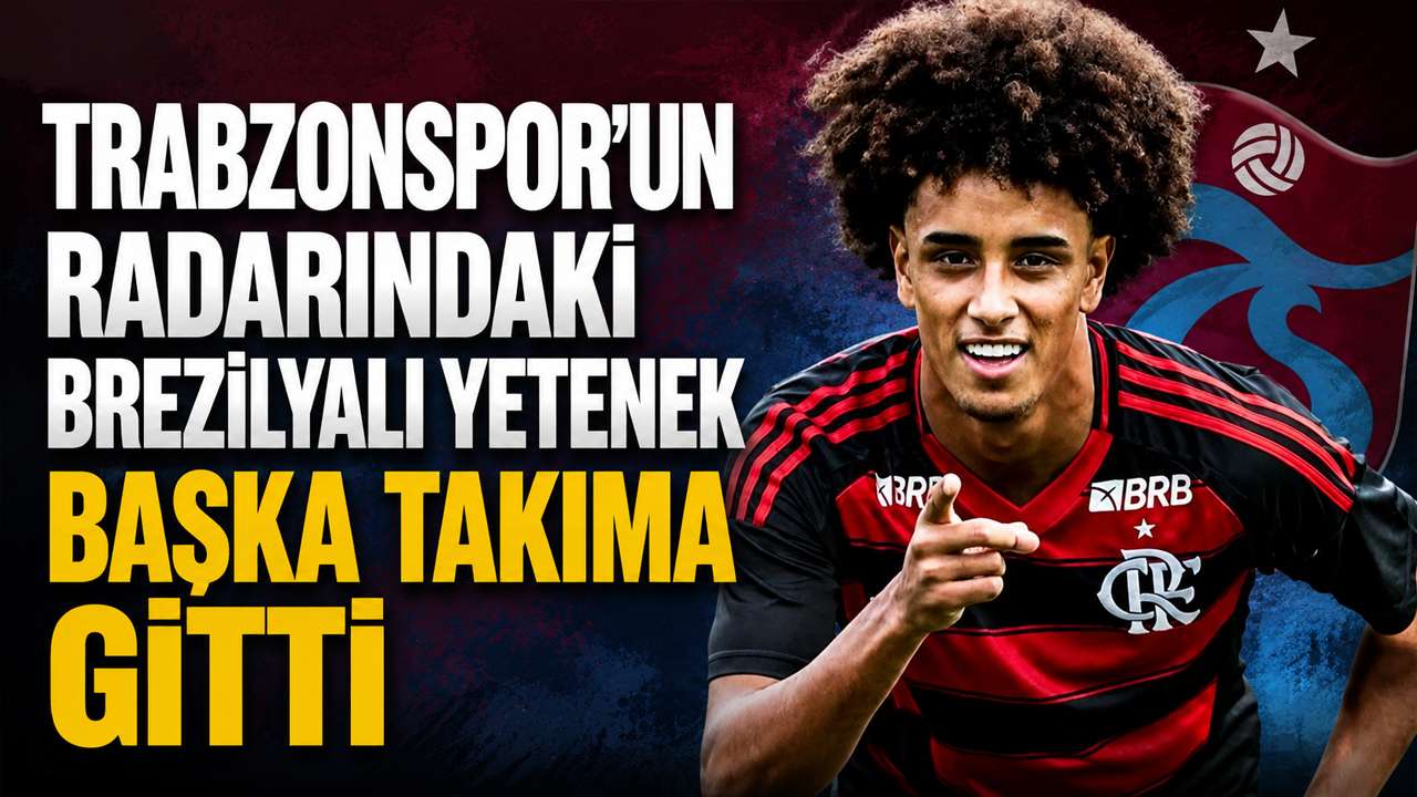 Trabzonspor’un radarındaki Brezilyalı yetenek başka takıma gitti