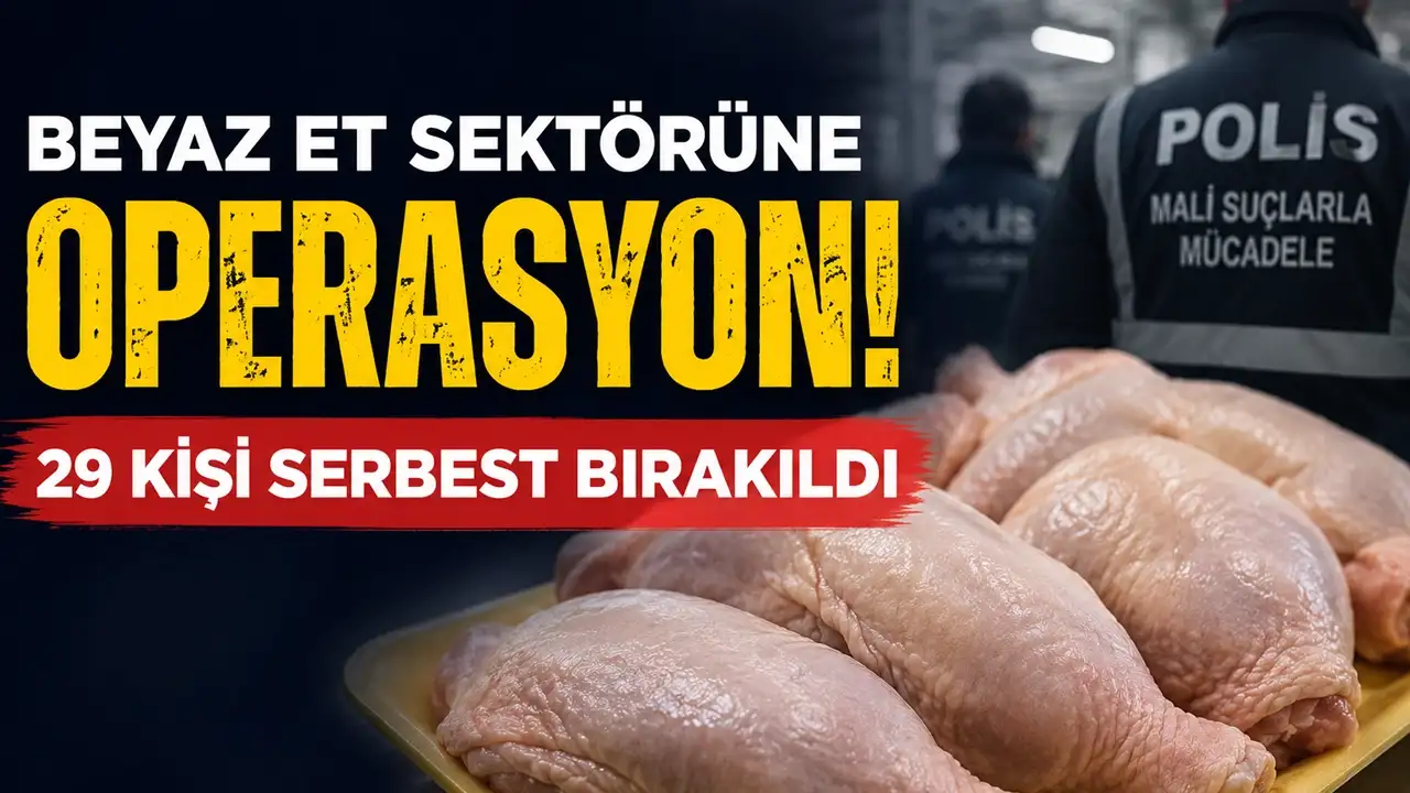 Beyaz et sektörüne operasyon! 29 kişi serbest bırakıldı