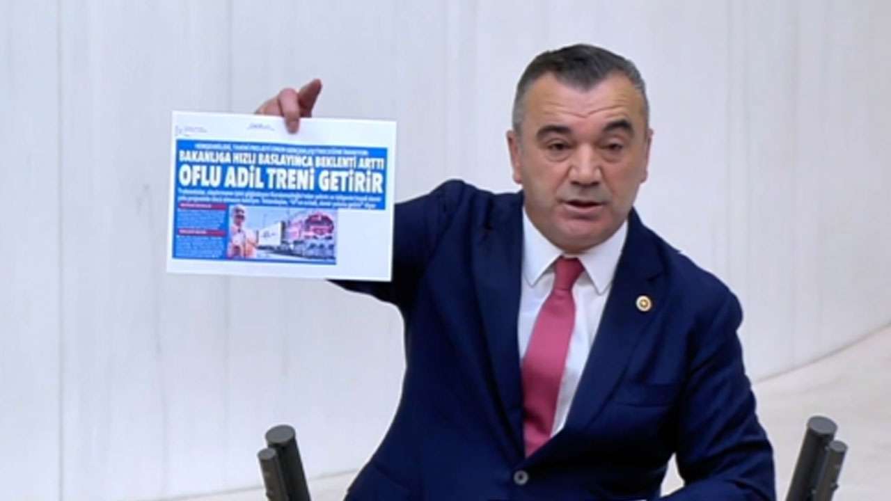 Trabzon Milletvdekili Yavuz Aydın'dan demiryolu çıkışı! "Erzincan-Trabzon hattından vaz mı geçtiniz?"