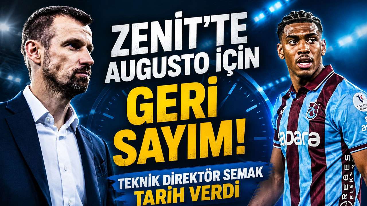 Zenit'te Augusto için geri sayım! Teknik direktör Semak tarih verdi