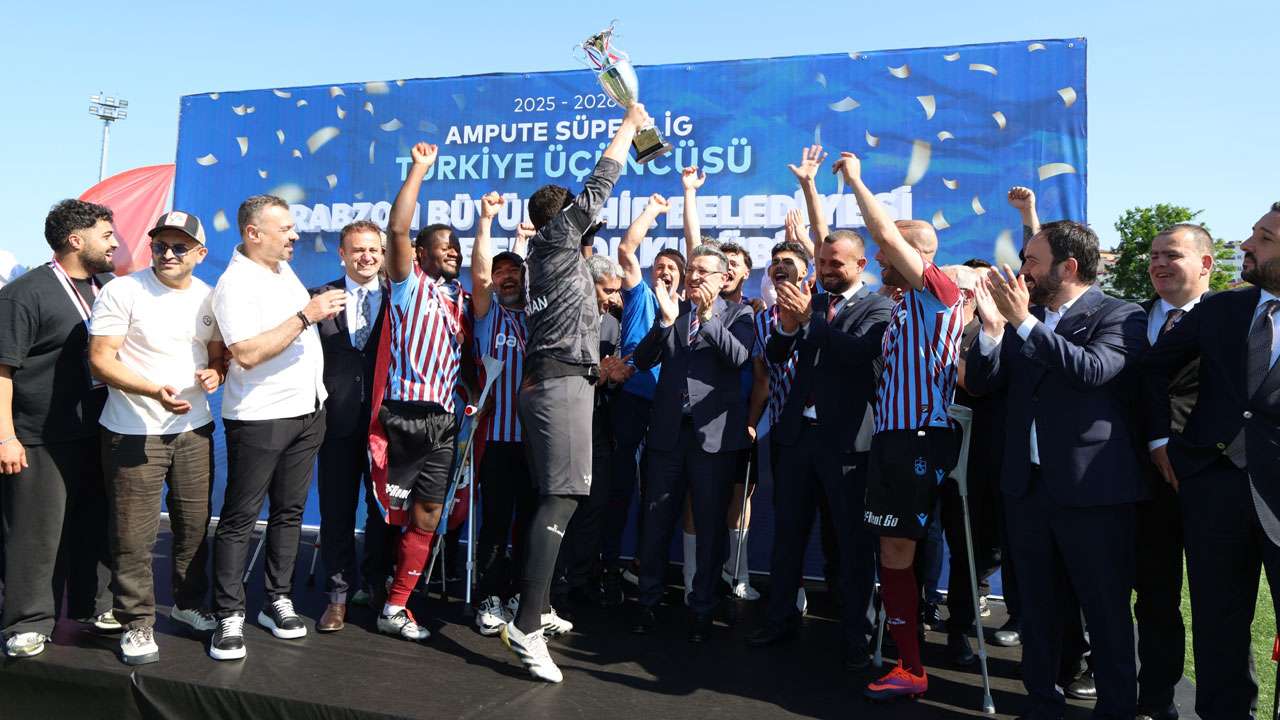Trabzon’un ampute takımı Türkiye Kupası için sahada
