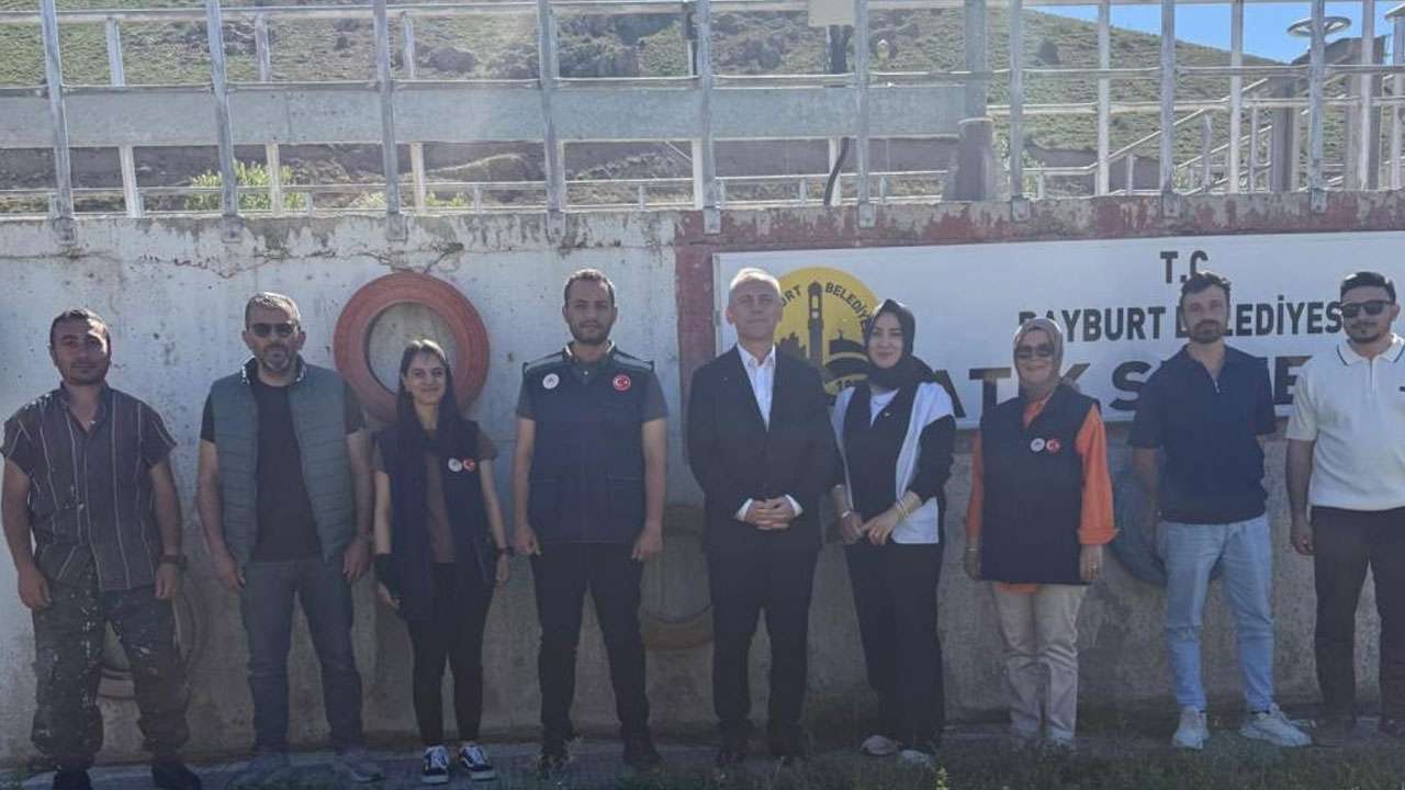 Bayburt’ta atık su arıtma tesisine çevre denetimi