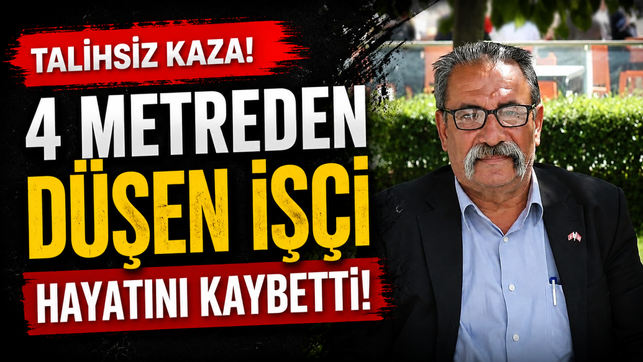 Gümüşhane'de talihsiz kaza: 4 metreden düşen işçi hayatını kaybetti