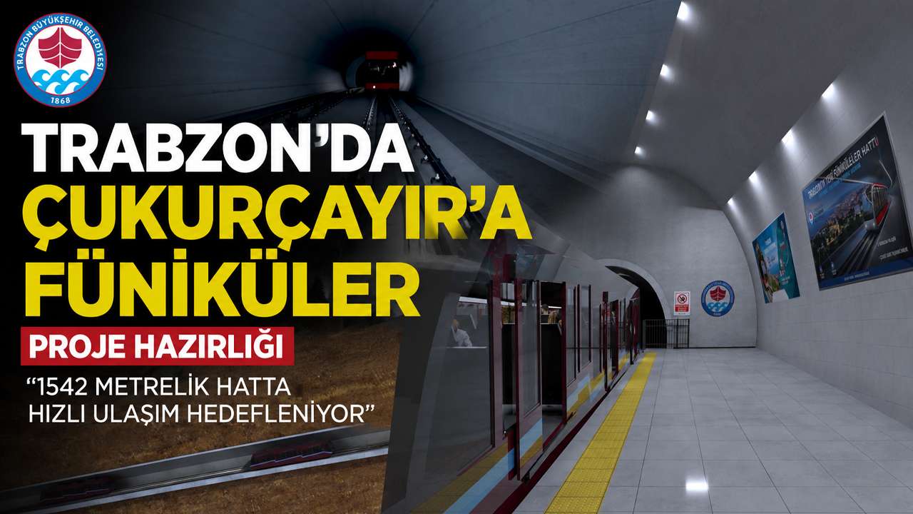 Trabzon’da Çukurçayır’a füniküler proje hazırlığı: “1542 metrelik hatta hızlı ulaşım hedefleniyor