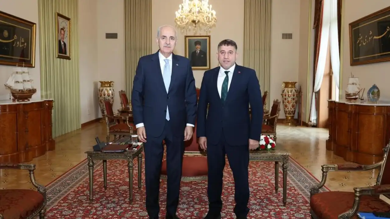 Başkan Türkcan’dan TBMM Başkanı Kurtulmuş’a ziyaret