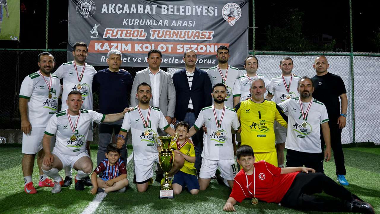Kazım Kolot anısına düzenlenen turnuvada şampiyon belli oldu