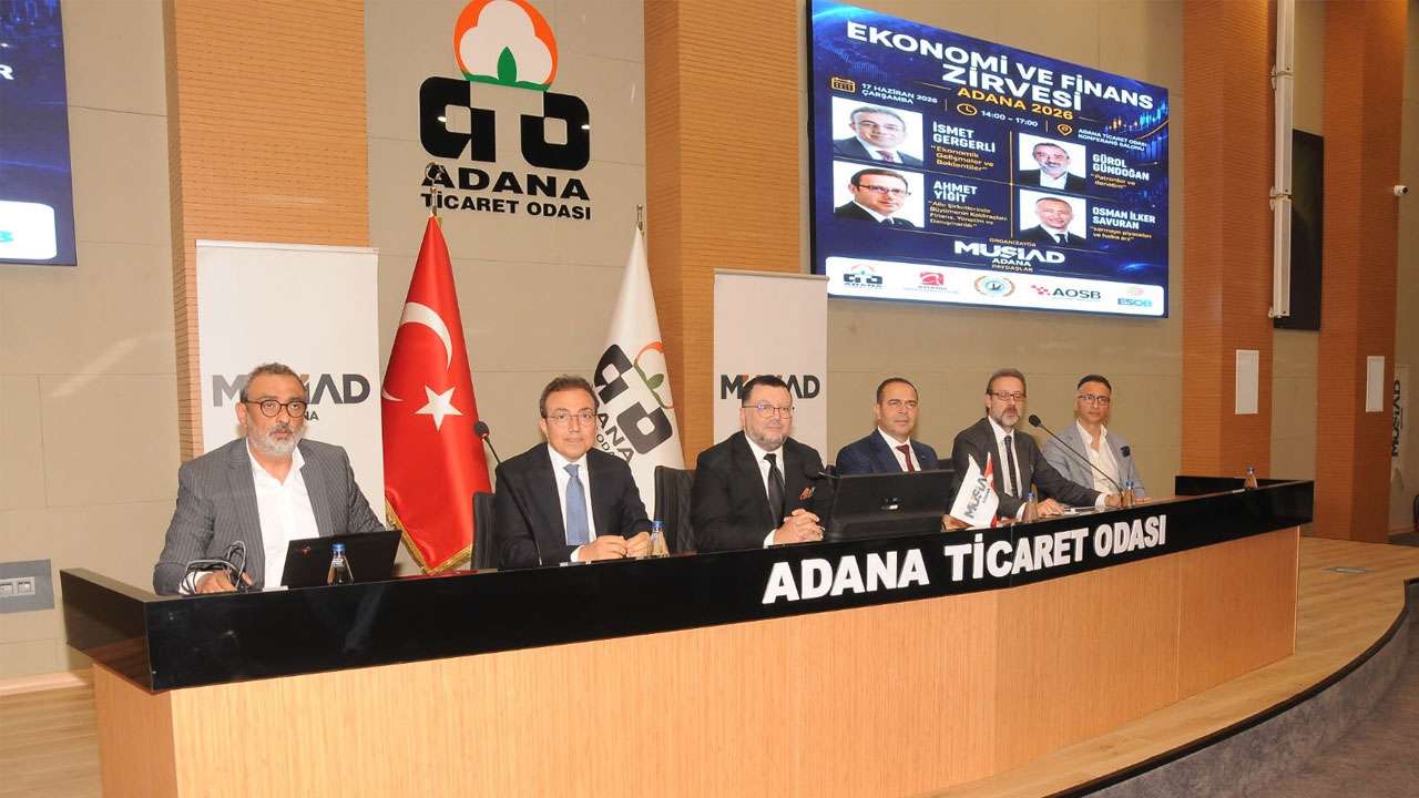 Trabzonlu iş insanı Ahmet Yiğit, Adana'daki ekonomi zirvesinde konuştu