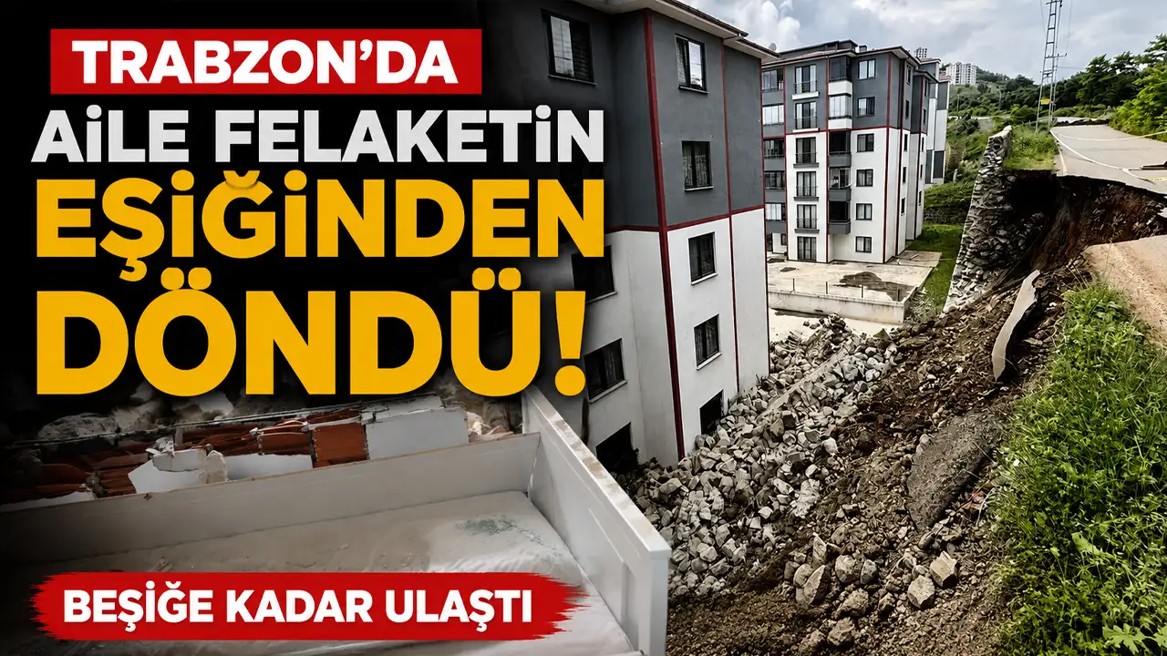 Trabzon’da aile felaketin eşiğinden döndü: Beşiğe kadar ulaştı