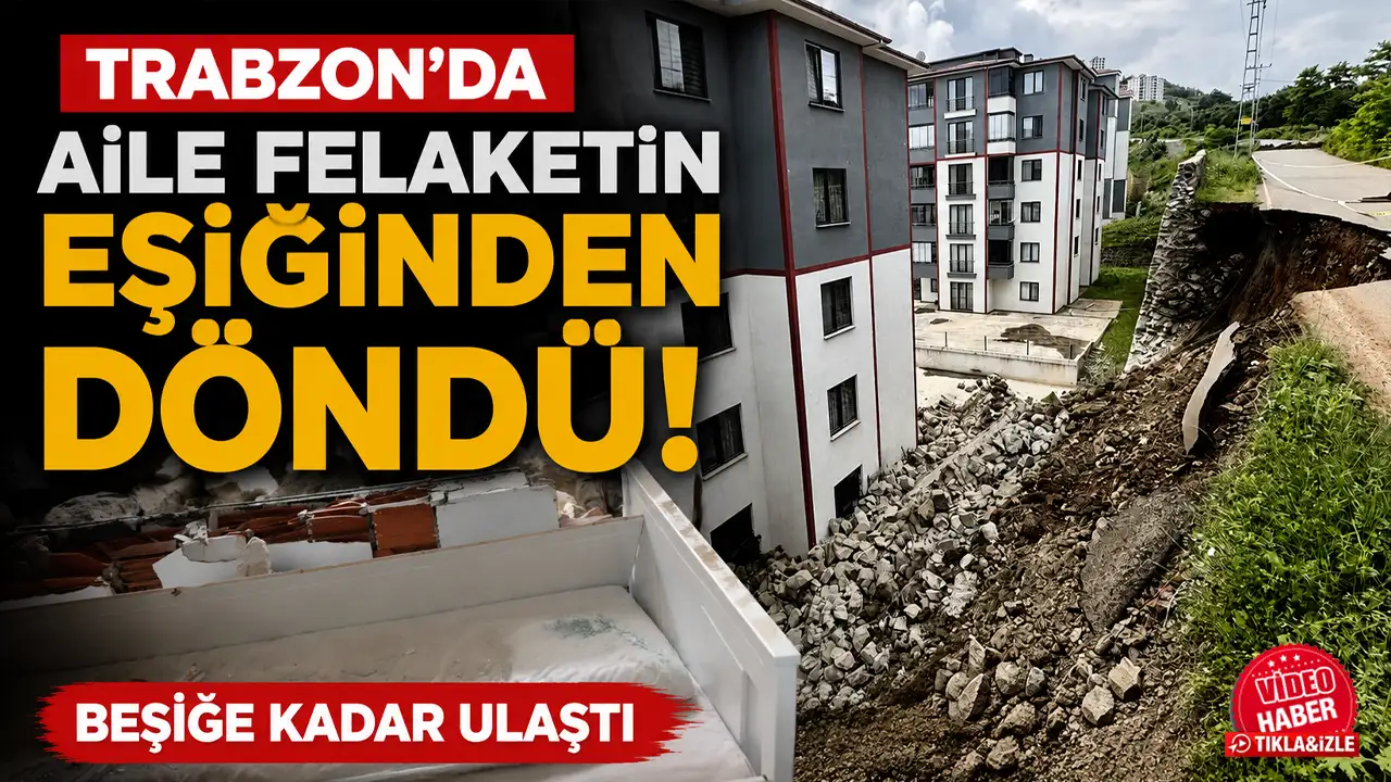 Trabzon’da aile felaketin eşiğinden döndü: Beşiğe kadar ulaştı