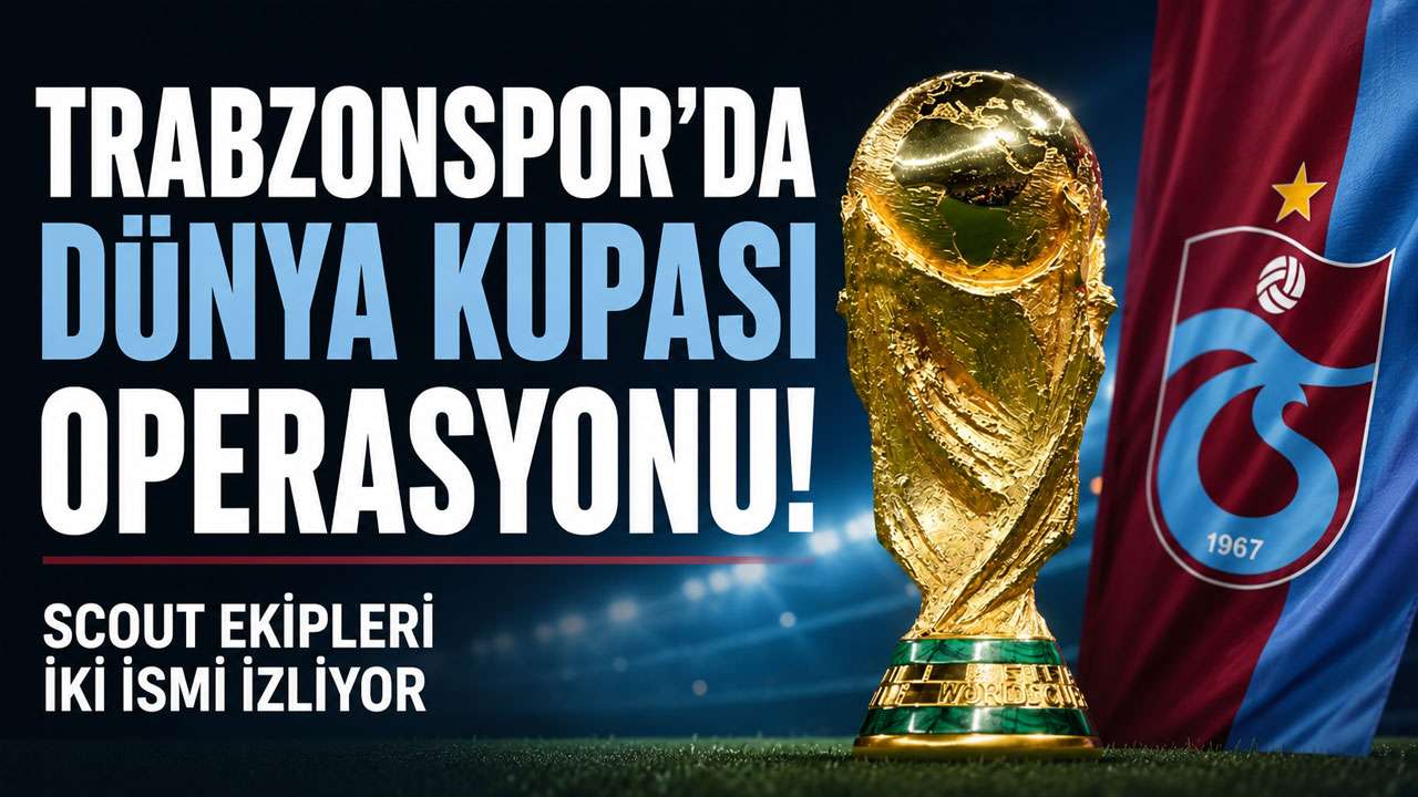 Trabzonspor'da Dünya Kupası operasyonu! Scout ekipleri iki ismi izliyor
