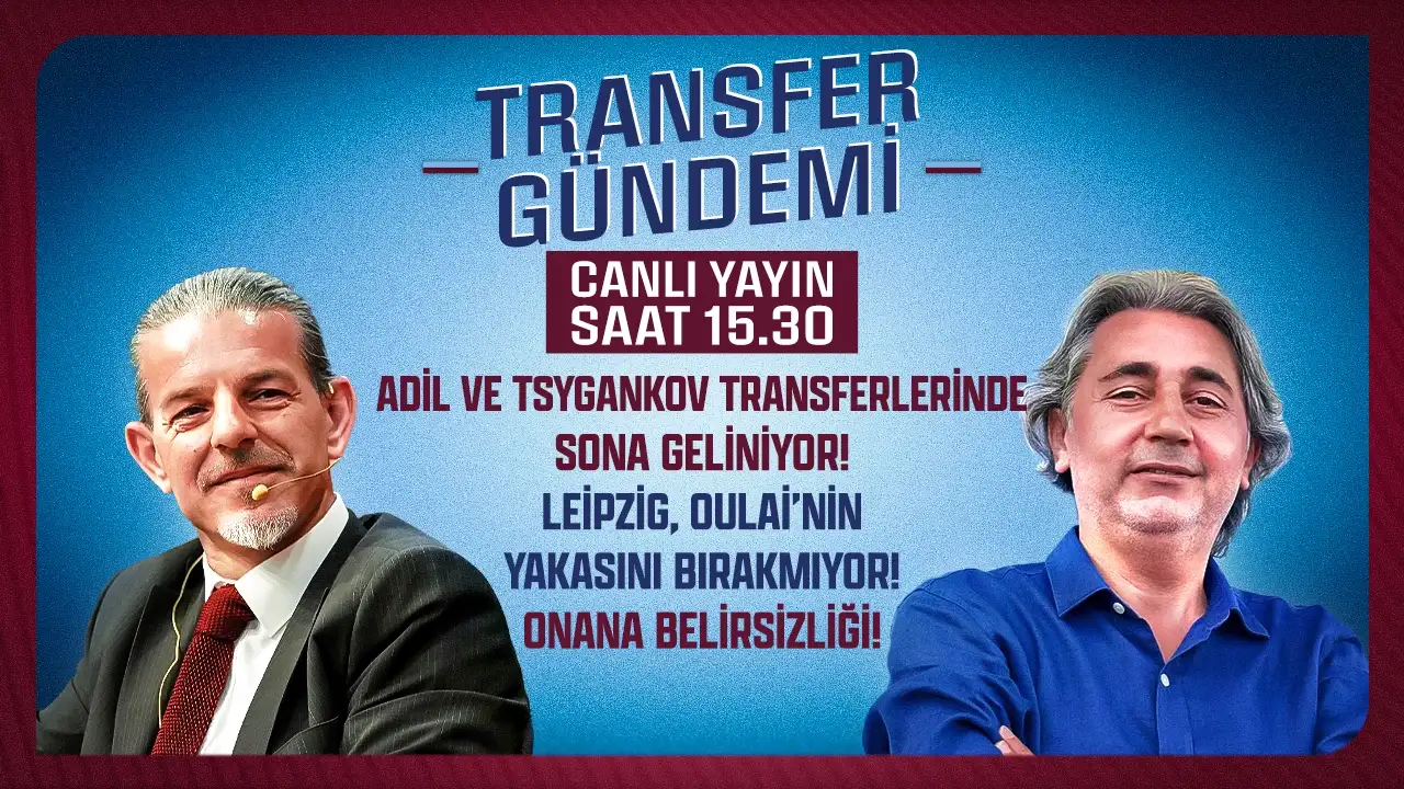 Trabzonspor'daki tüm gelişmeler Transfer Gündemi'nde: Saat 15:30'da Haber61TV'de