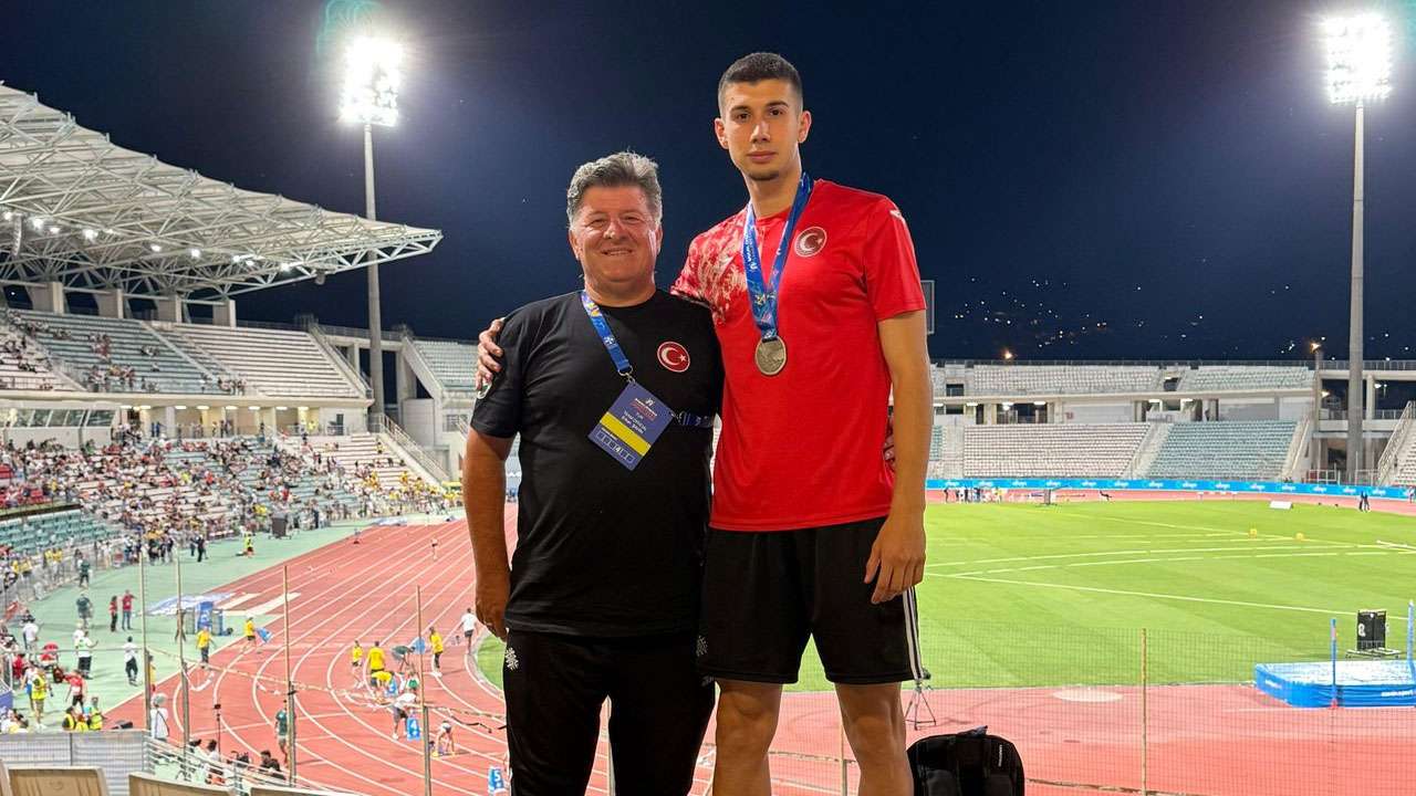 Trabzonlu atlet Yasir Kuduban Balkan ikincisi oldu