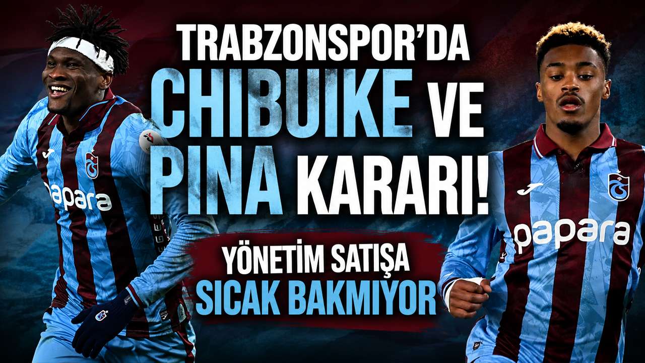 Trabzonspor'da Chibuike ve Pina kararı! Yönetim satışa sıcak bakmıyor
