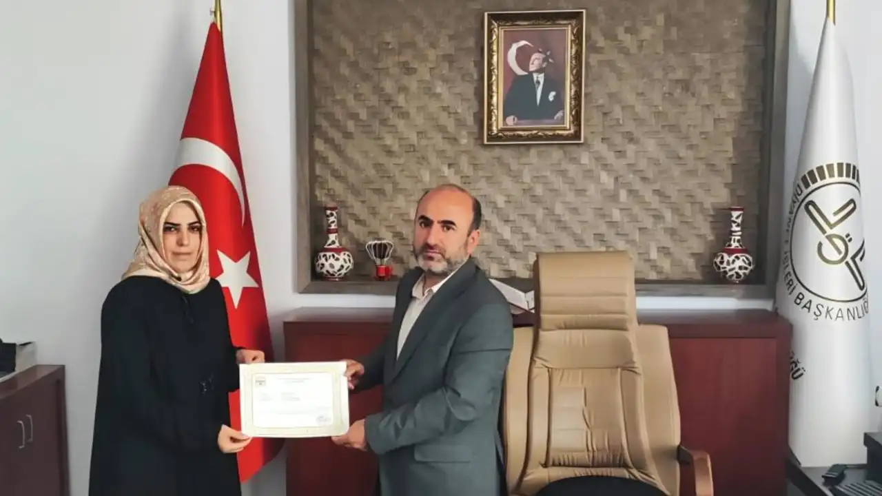 Aydıntepe’de müftülük personeline başarı belgesi