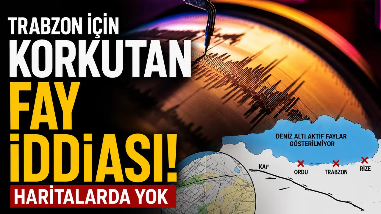 Trabzon için korkutan fay iddiası! Haritalarda yok