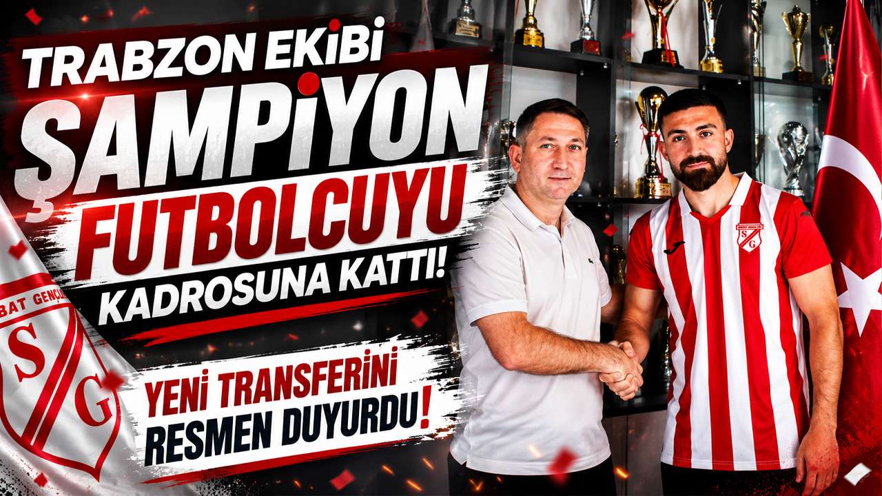 Trabzon ekibi şampiyon futbolcuyu kadrosuna kattı: Yeni transferini resmen duyurdu!