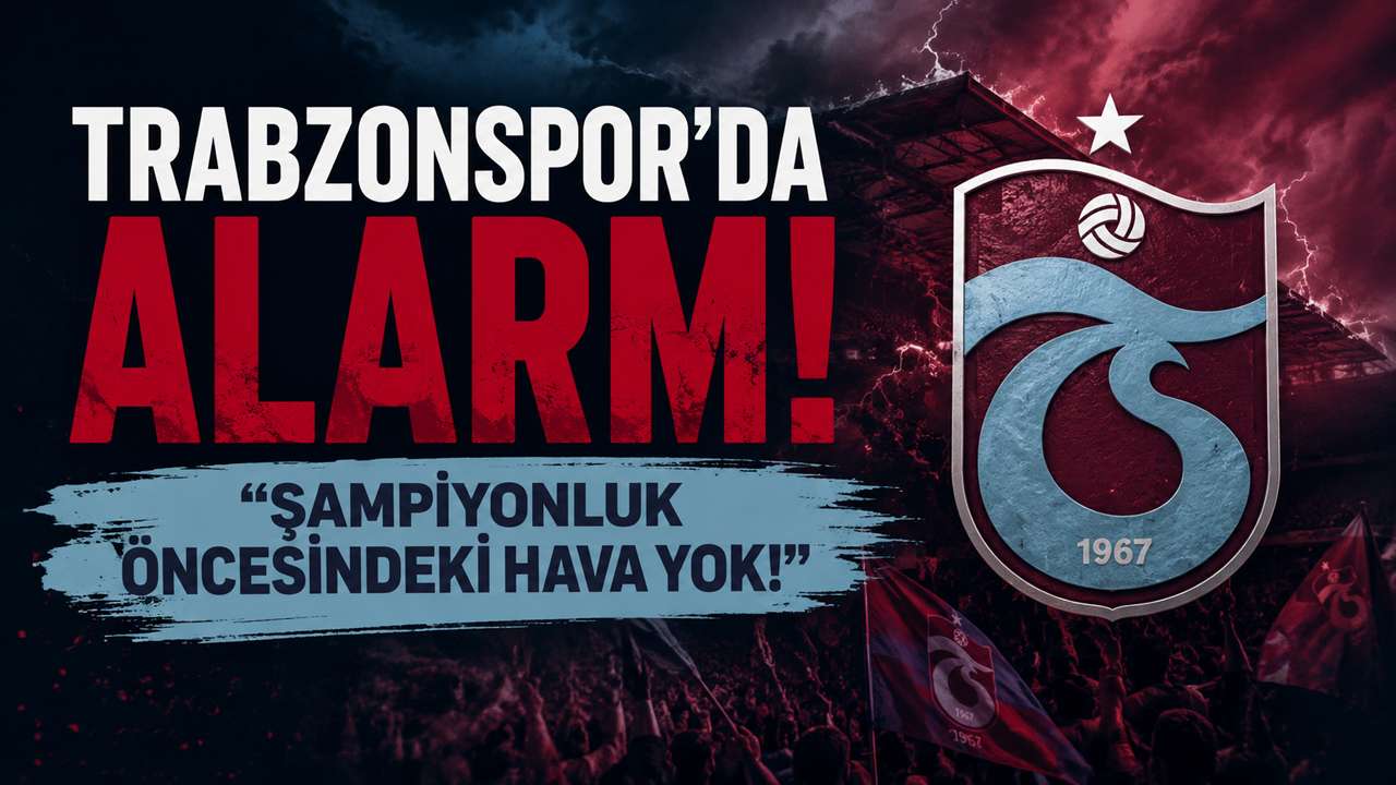 Trabzonspor'da alarm! "Şampiyonluk öncesindeki hava yok!"
