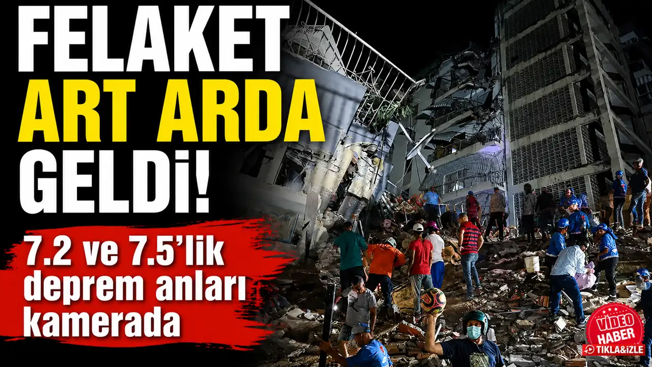 Venezuela'da 39 saniye arayla iki deprem! 7.2 ve 7.5'lik depremler büyük yıkıma neden oldu