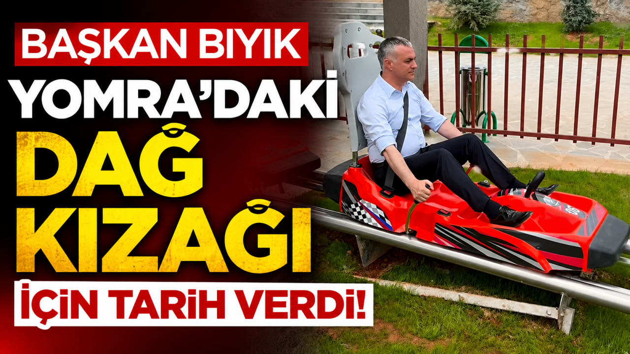 Başkan Bıyık Yomra'daki dağ kızağı için tarih verdi