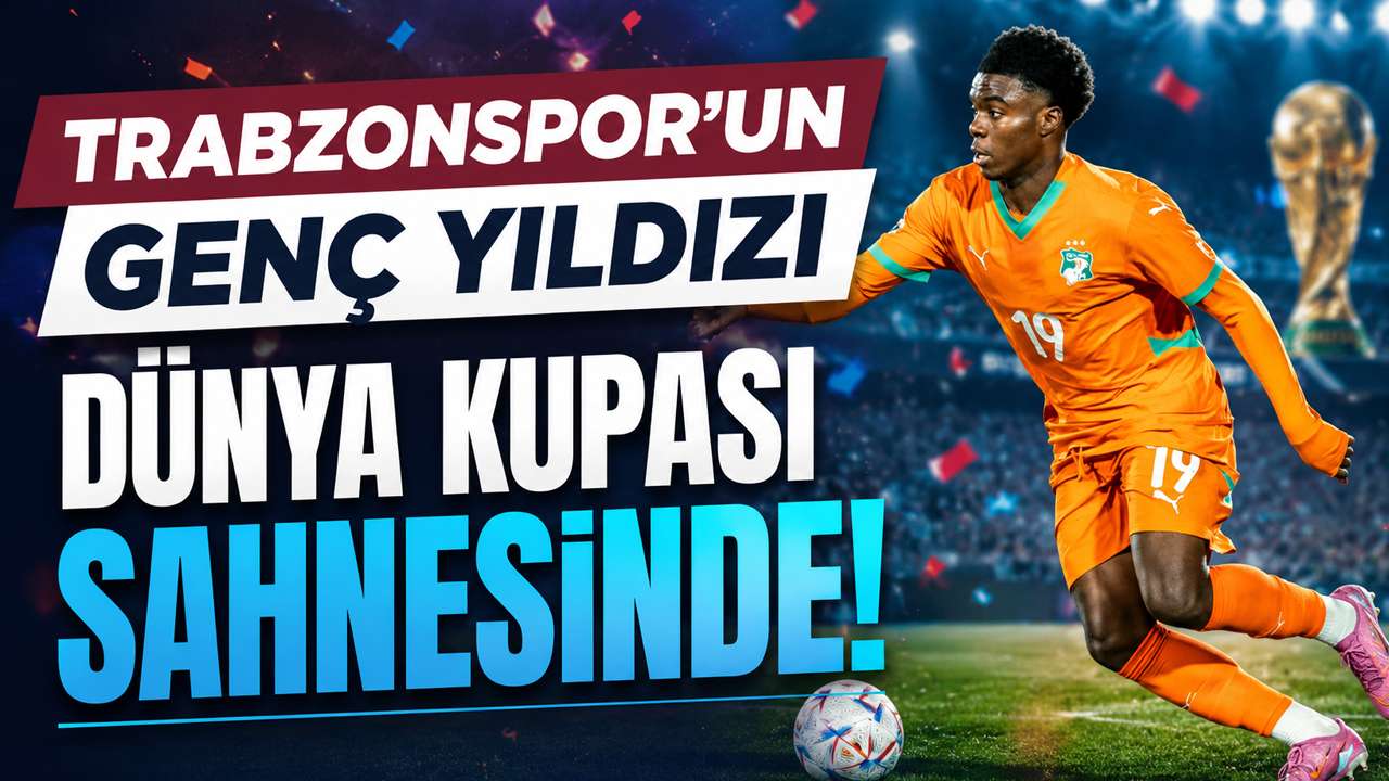 Trabzonspor'un genç yıldızı dünya kupası sahnesinde!