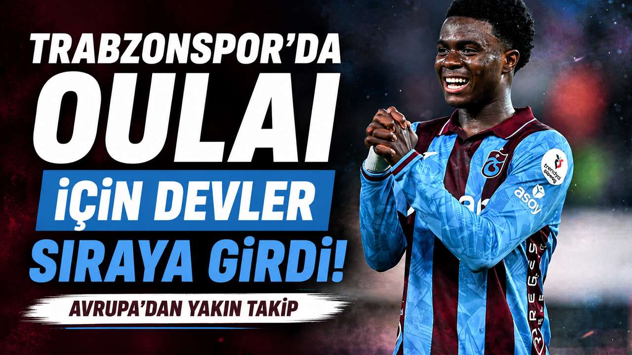 Trabzonspor’da Oulai için devler sıraya girdi! Avrupa’dan yakın takip
