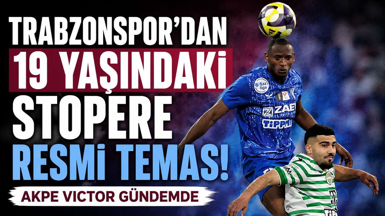 Trabzonspor’dan 19 yaşındaki stopere resmi temas! Akpe Victor gündemde
