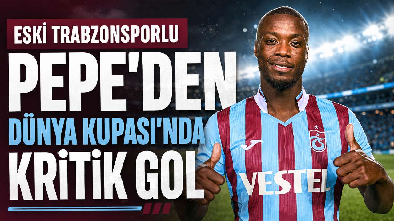 Eski Trabzonsporlu Pepe'den Dünya Kupası'nda Kritik Gol