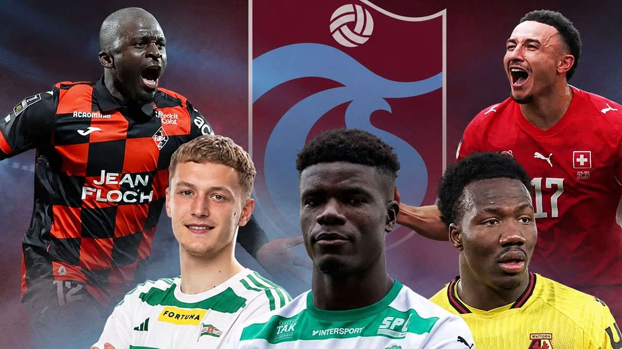 Trabzonspor'un yeni transfer listesi ortaya çıktı! İşte masadaki 5 isim