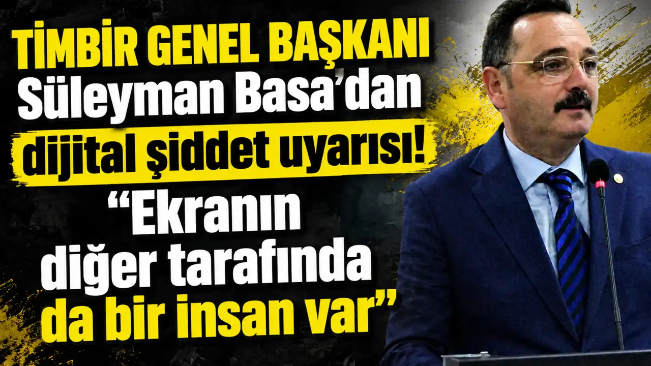 Süleyman Basa'dan dijital şiddet uyarısı: 