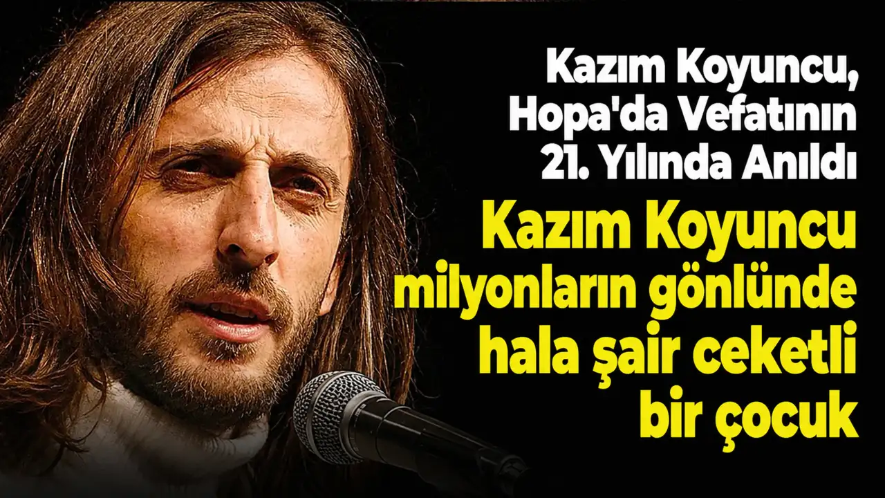 Hopa'da Kazım Koyuncu için 21. yıl anmasında duygusal anlar