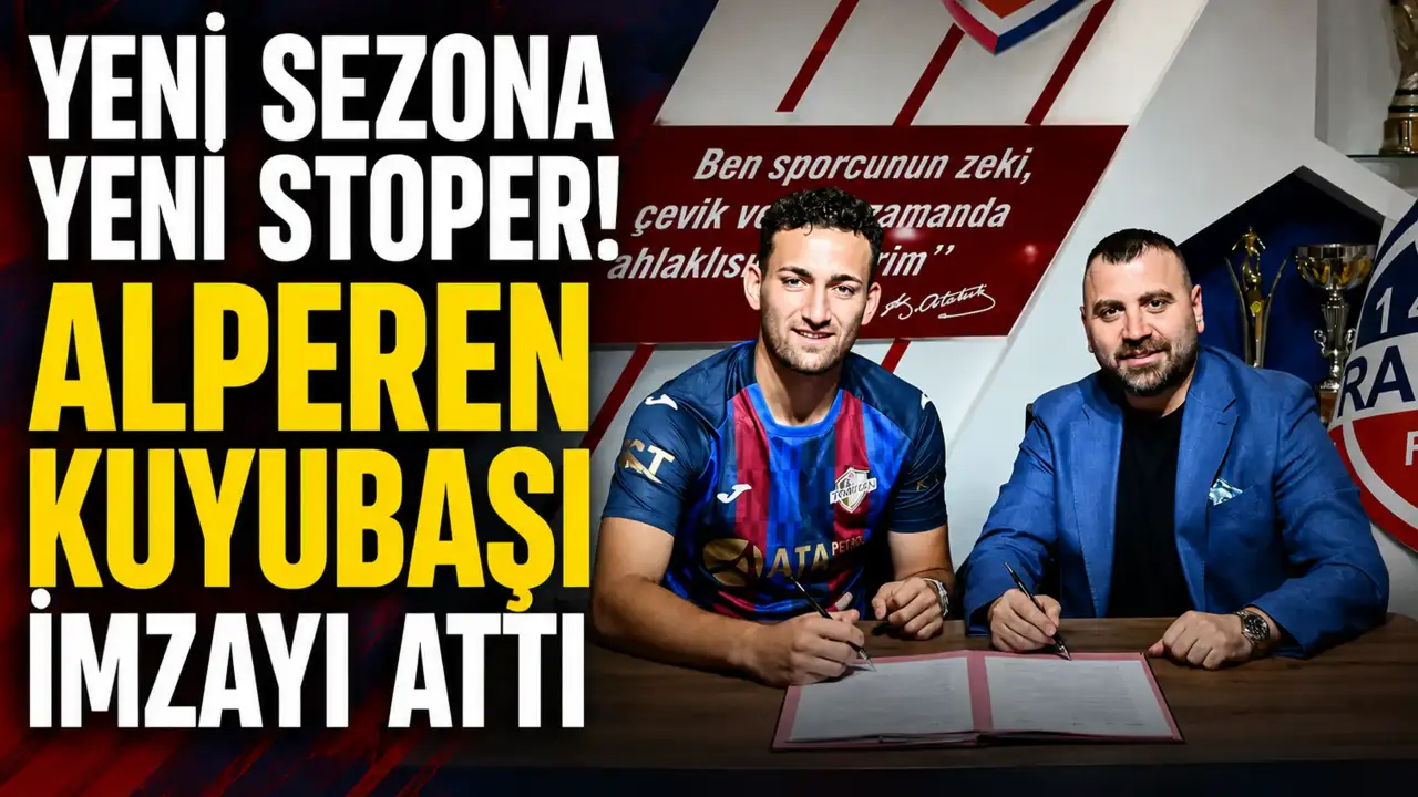1461 Trabzon FK, Alperen Kuyubaşı ile 2 yıllık anlaşma sağladı