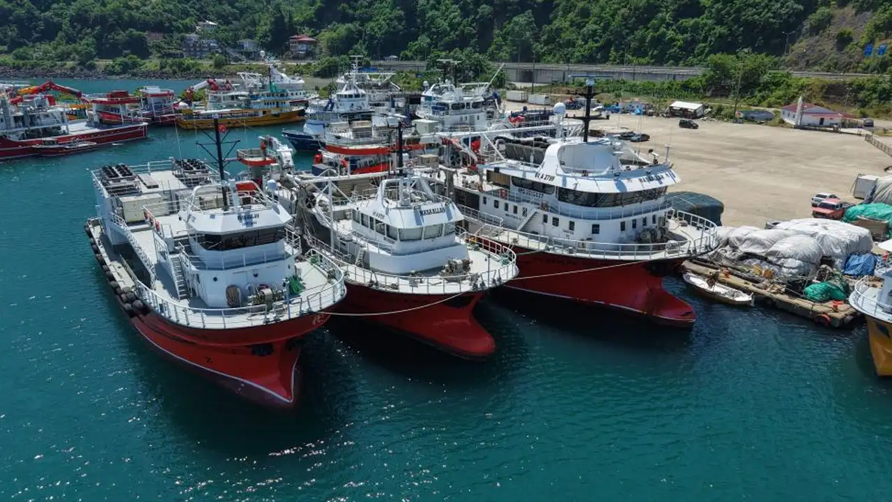 Trabzon'dan Akdeniz'e açıldılar: 50 tonluk avla geri döndüler