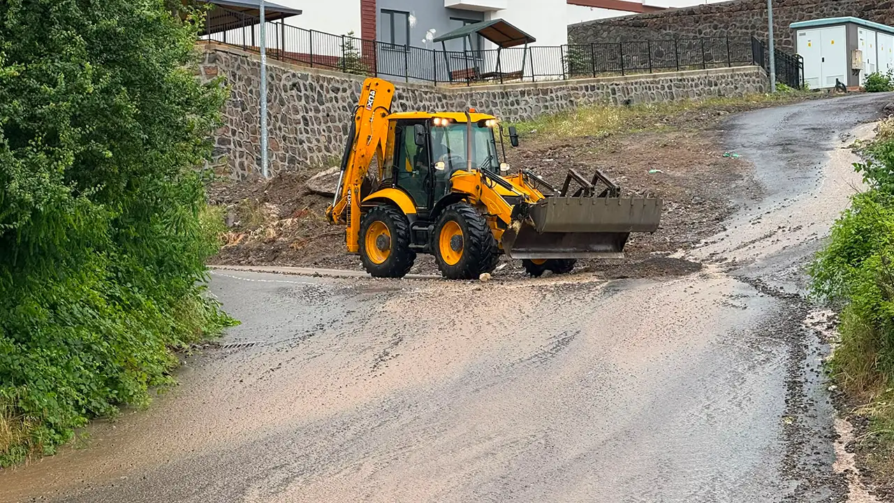 Ordu'da sağanak hayatı olumsuz etkiledi