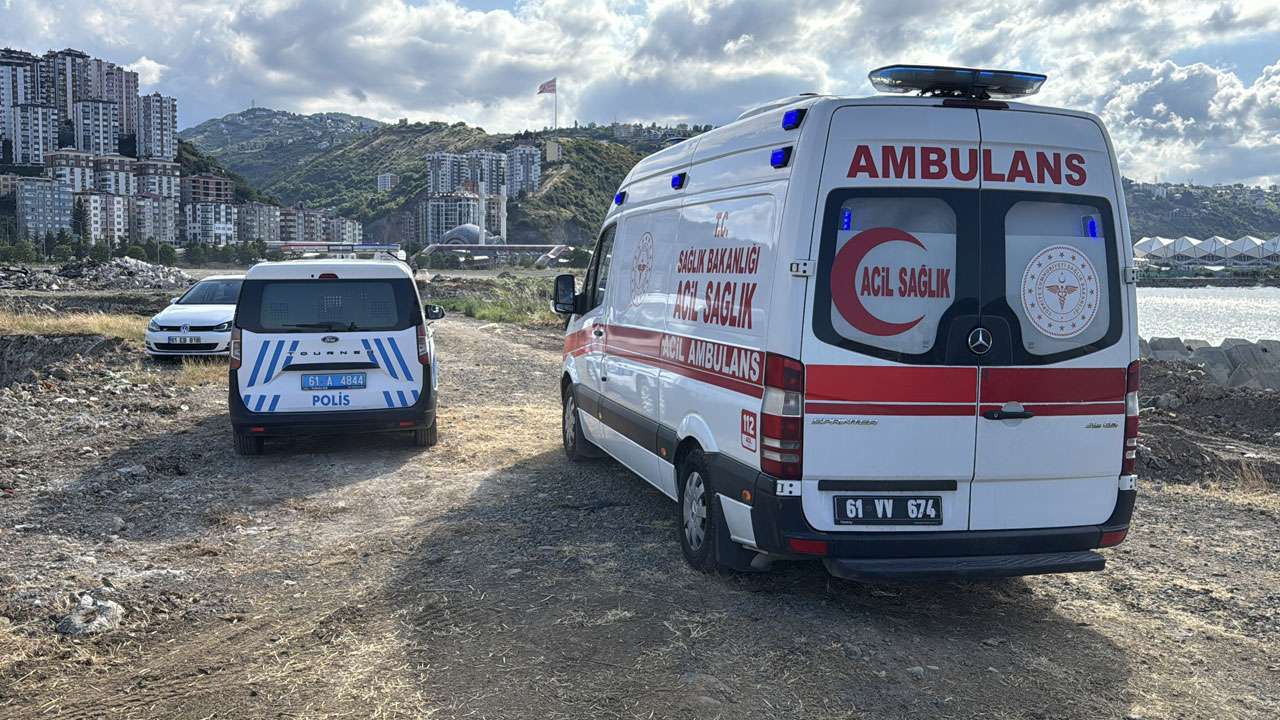 Trabzon'da kayalıklara düşen vatandaş hastaneye kaldırıldı