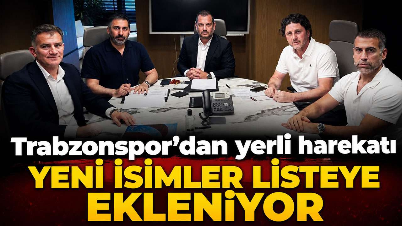 Trabzonspor yerli transferi atağı! Hedef sezon kampına yetiştirmek