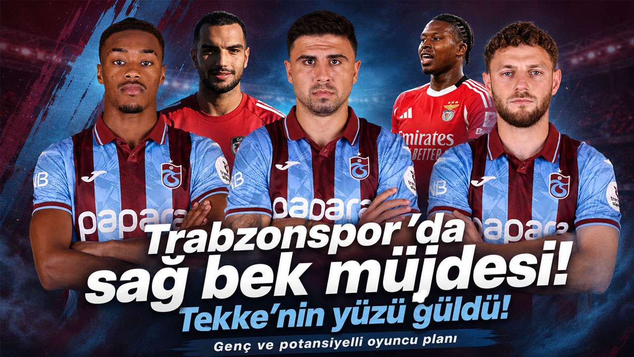 Trabzonspor’da sağ bek müjdesi! Tekke’nin yüzü güldü!