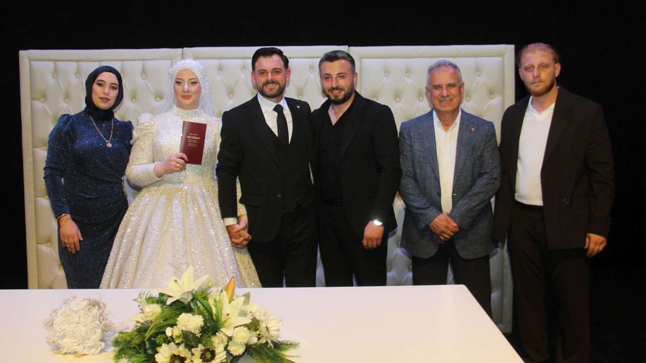 Mesut Aydın ile Betül Tosun dünyaevine girdi